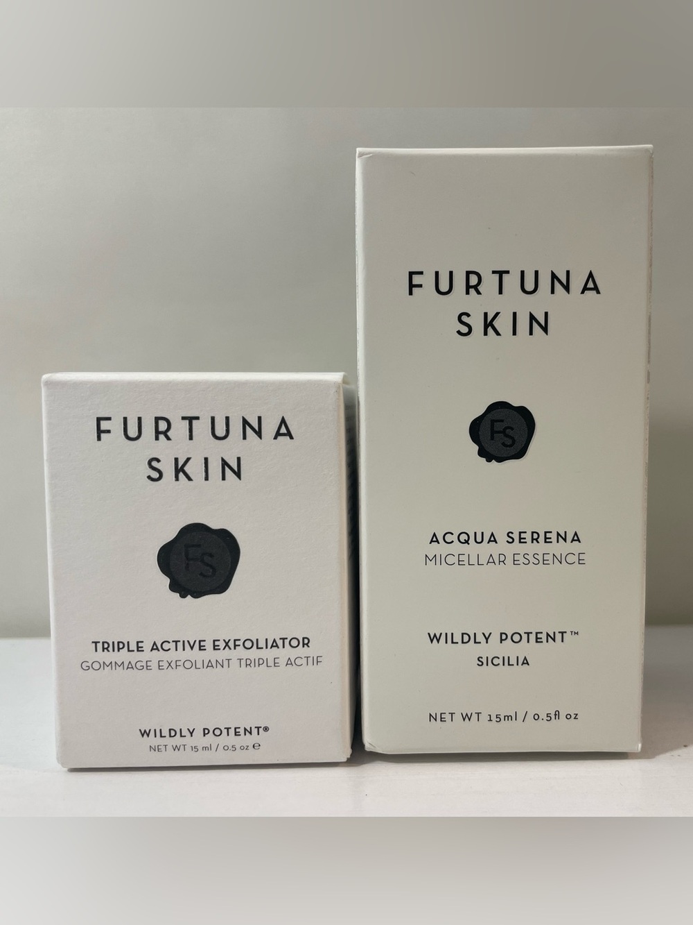 Furtuna Skin Micellar Essence & Exfoliator Travel Gift Set BNIB
